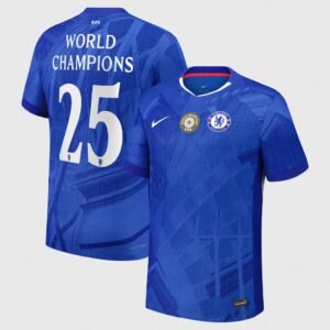Chelsea Cup Nike Dri-FIT ADV Home Match Shirt 2025-26 with World Champions 25 printing