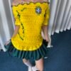 DIY stretch jersey/tight-fitting pleated soccer jersey/Custom women's jerseys