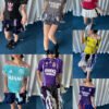 DIY stretch jersey/tight-fitting pleated soccer jersey/Custom women's jerseys