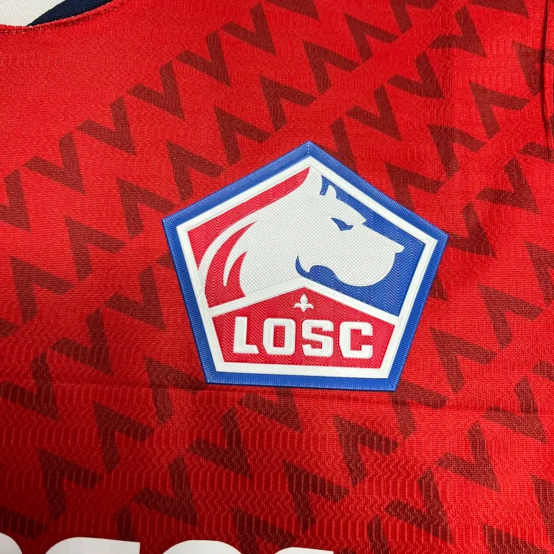 Lille OSC Soccer Jersey Home Custom Shirt 2024/25