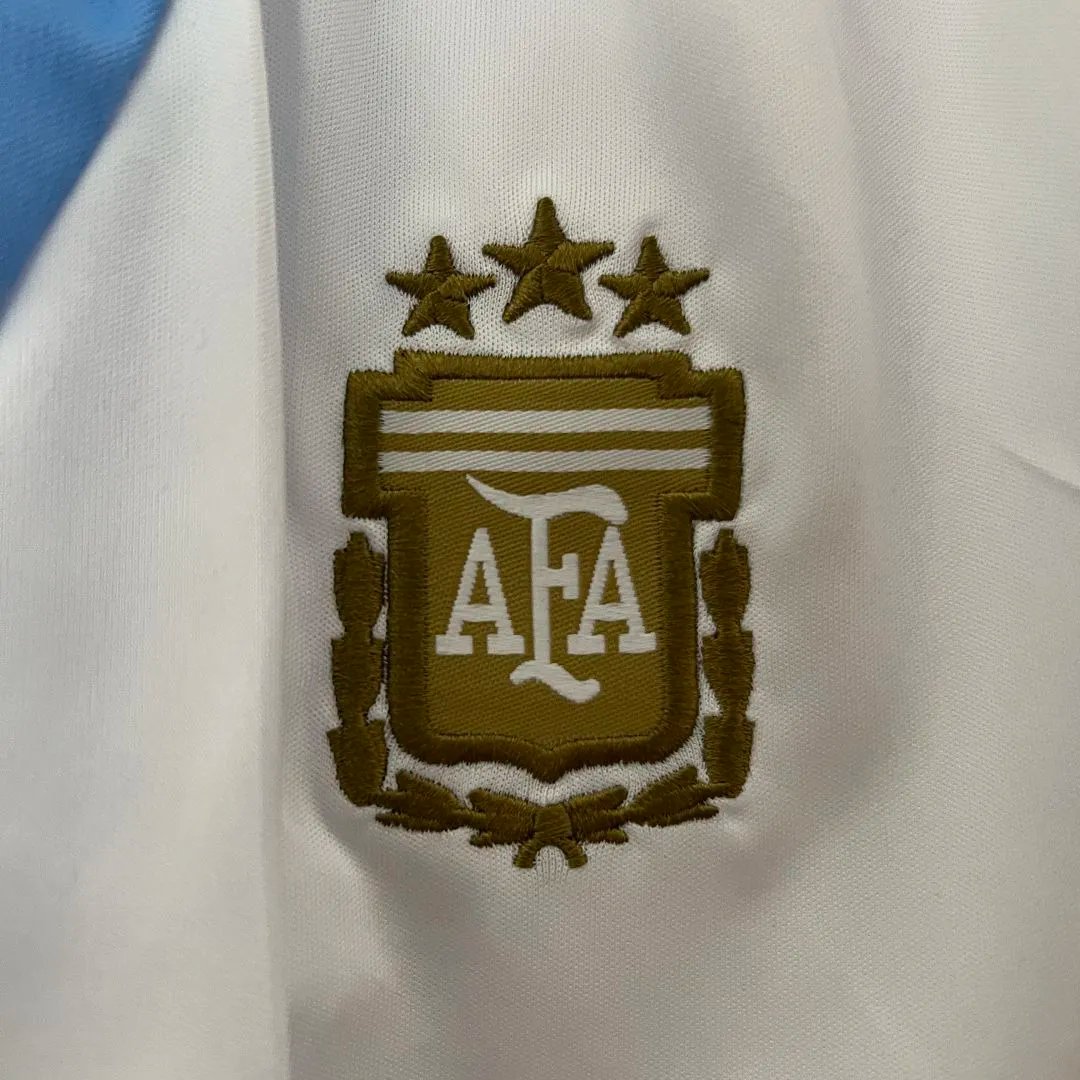 Argentina Home Soccer Uniform Kids Kit Jersey+Shorts 2024
