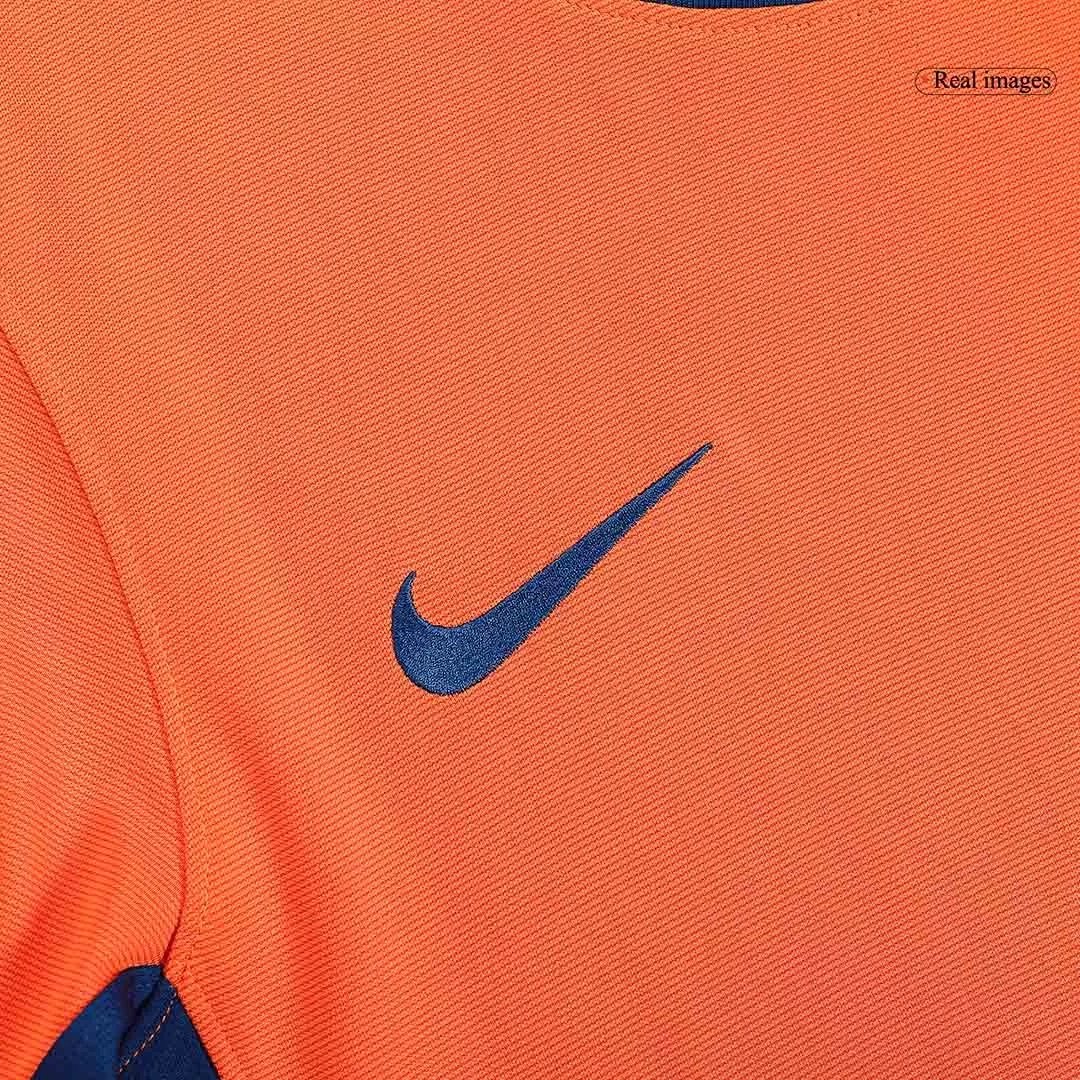 Netherlands Soccer Jersey Home Custom Shirt EURO 2024