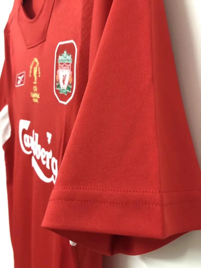 Liverpool Retro Football Jersey Home UCL Final Custom Shirt 2004/05