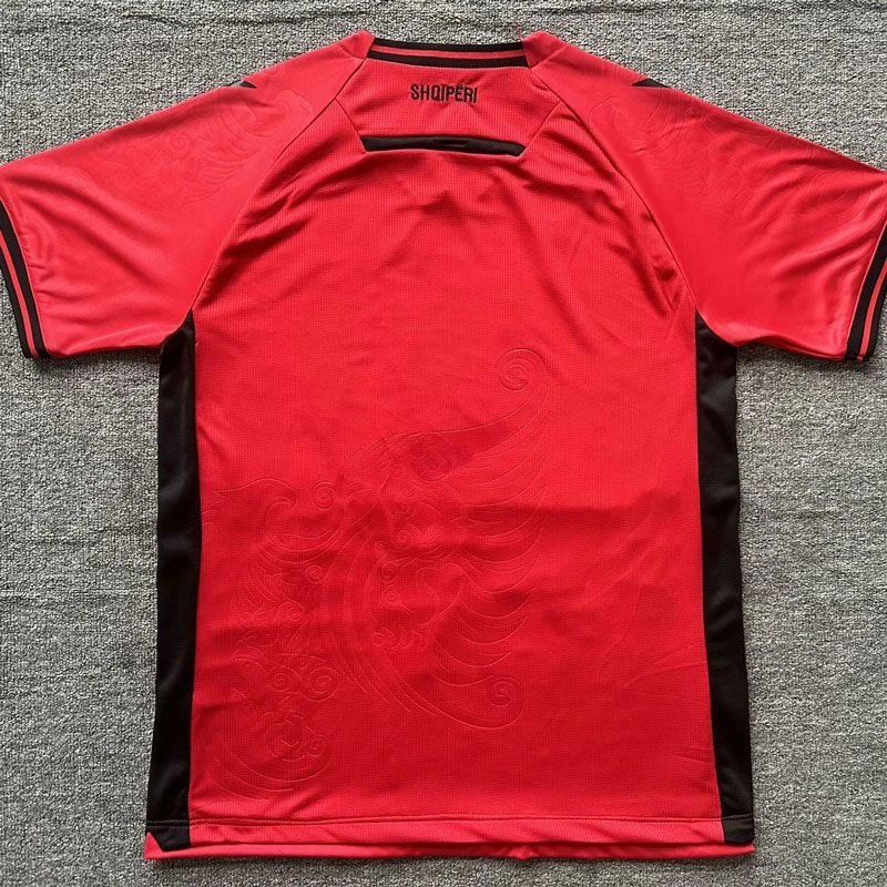 Albania Home Soccer Jersey Custom Shirt 2025-26