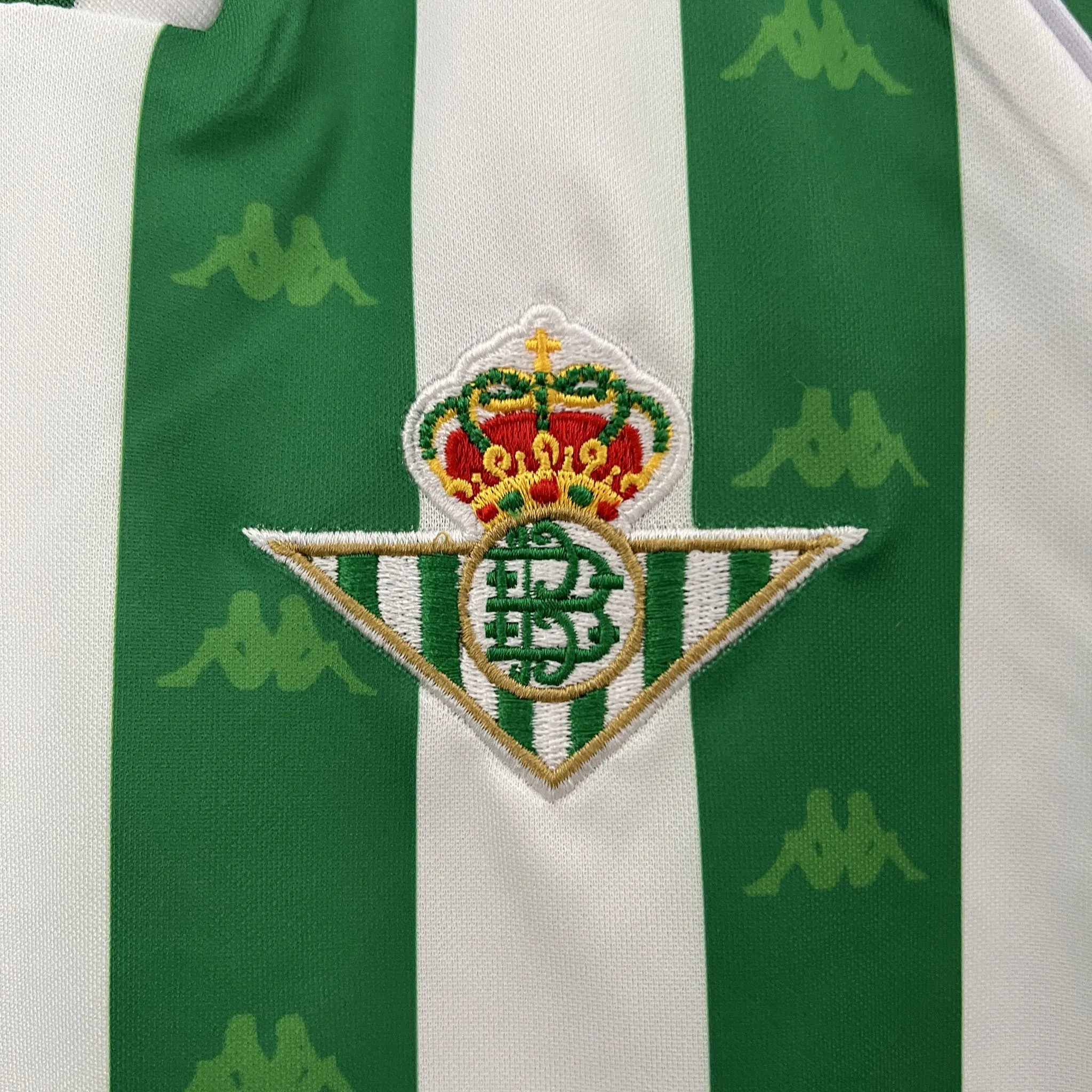 Real Betis Retro Jersey Home Kids Kit Jersey+Shorts 1995/97