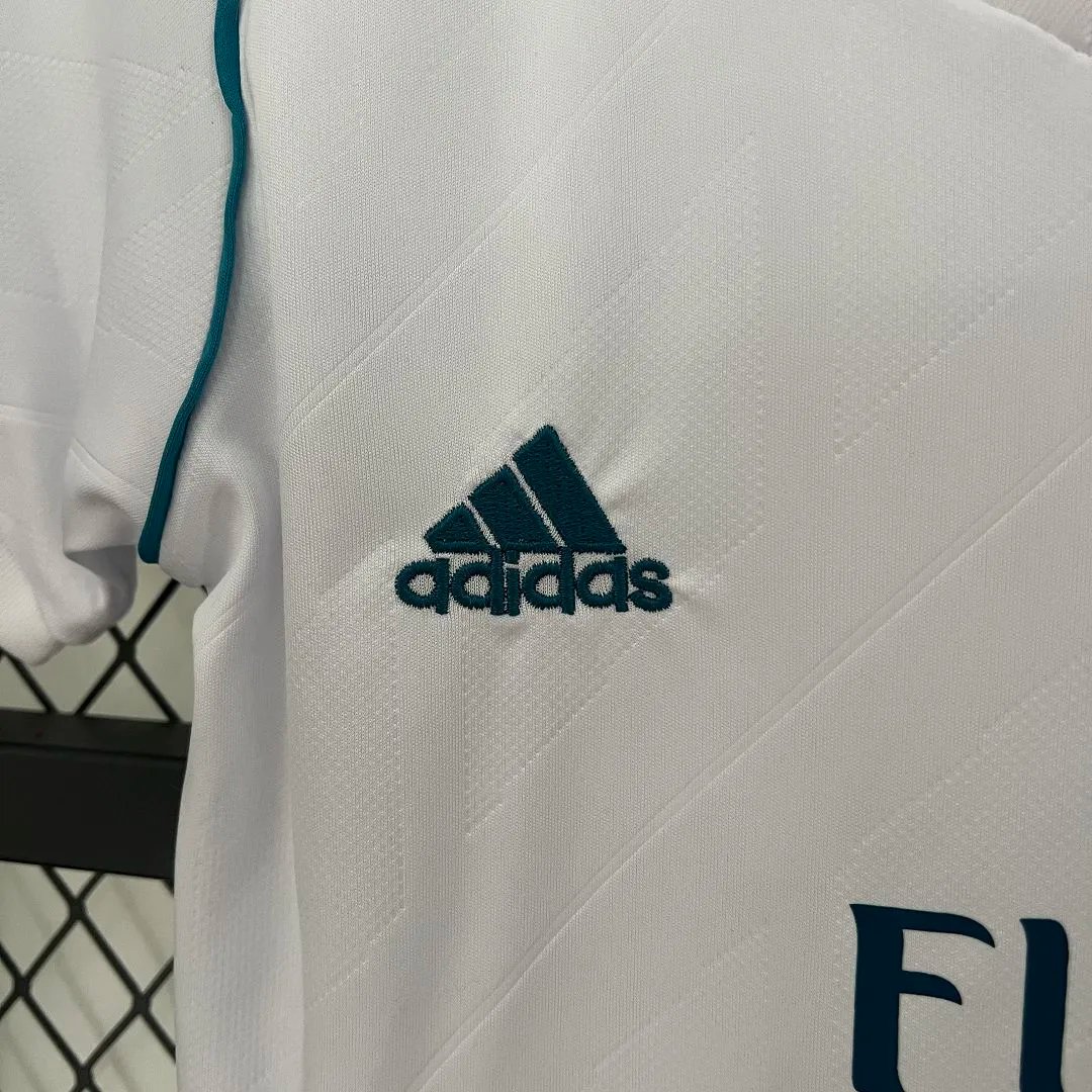 Real Madrid Retro Jersey Home Kids Kit Jersey+Shorts 2017/18