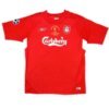 Gerrard #8 Liverpool Retro Football Jersey Home UCL Final Shirt 2004/05