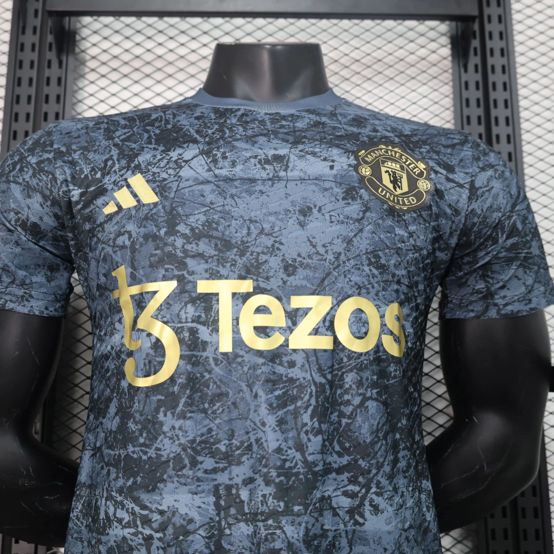 Manchester United Authentic x Stone Roses Icon Pre-Match Football Jersey Shirt 2024/25