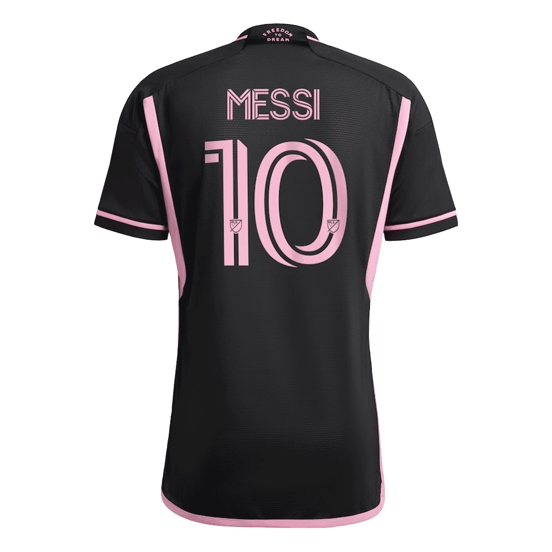 Messi #10 Inter Miami Authentic Soccer Jersey Away Shirt 2024