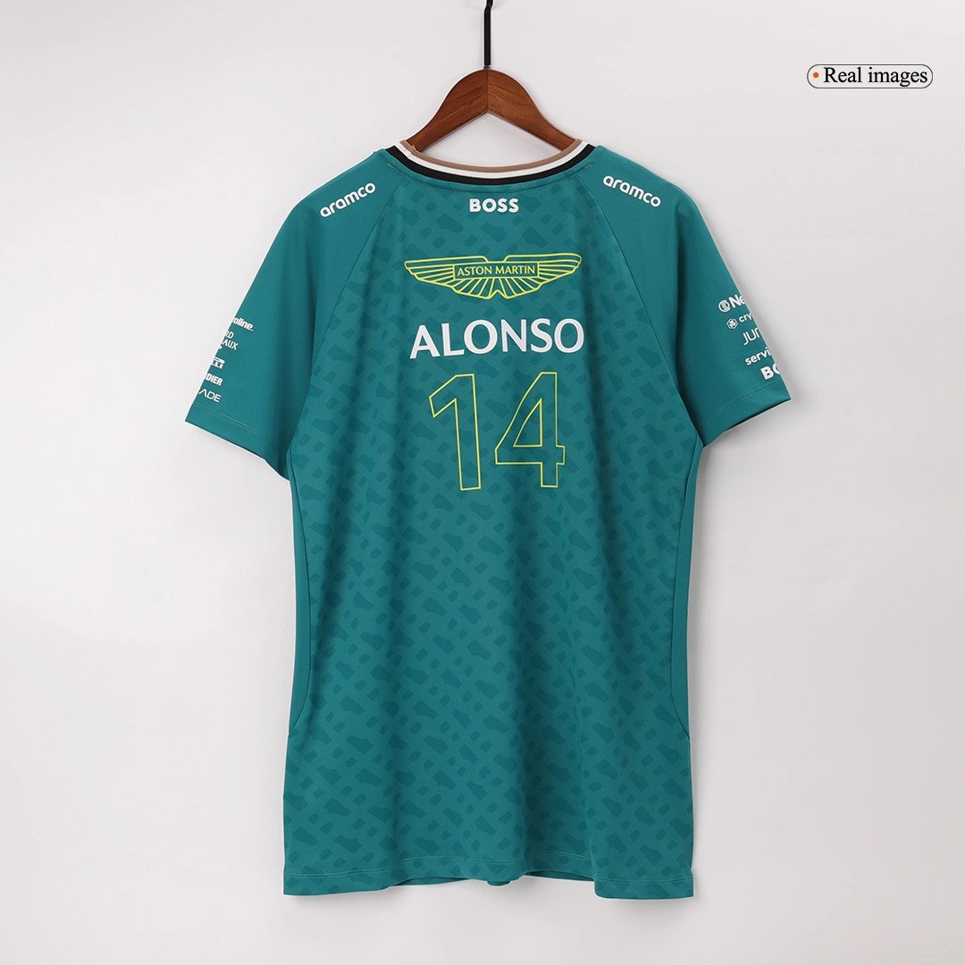 Aston Martin Aramco Cognizant F1 Racing Team Fernando Alonso Driver T-Shirt 2024