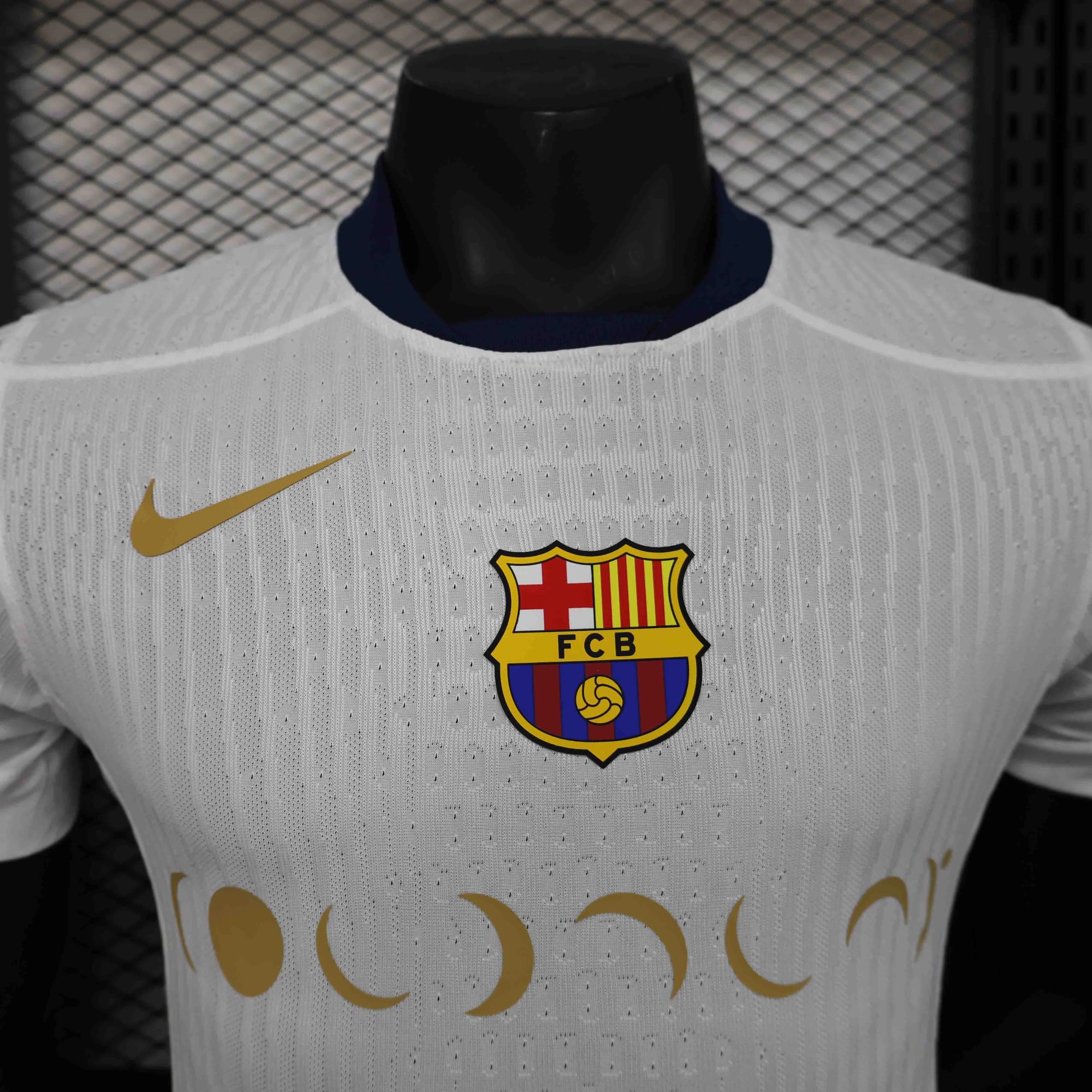 Authentic Football Jersey Barcelona x Coldplay Joint White Special Edition Shirt 2024/25