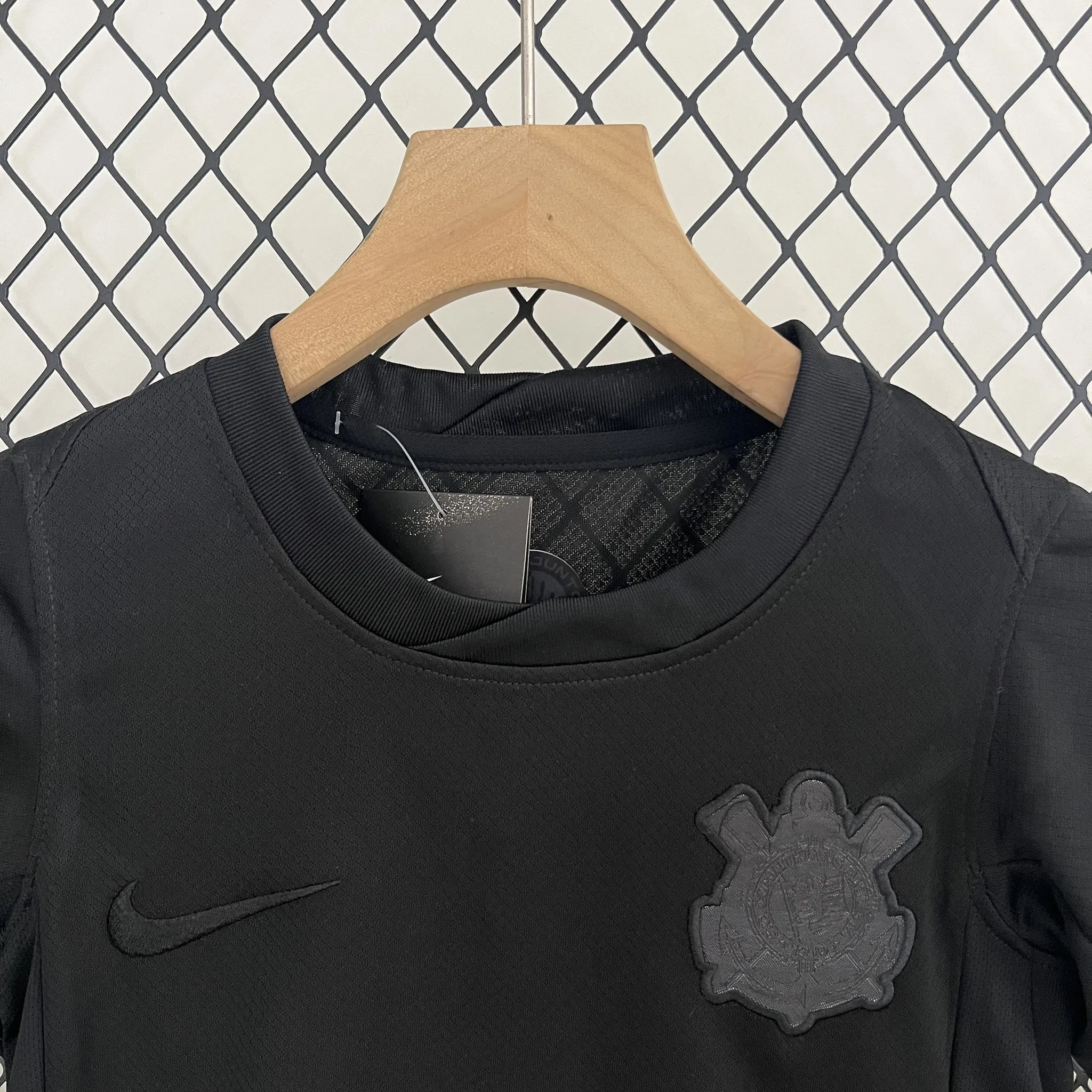 Corinthians Soccer Jersey Away Kids Kit Jersey+Shorts 2024