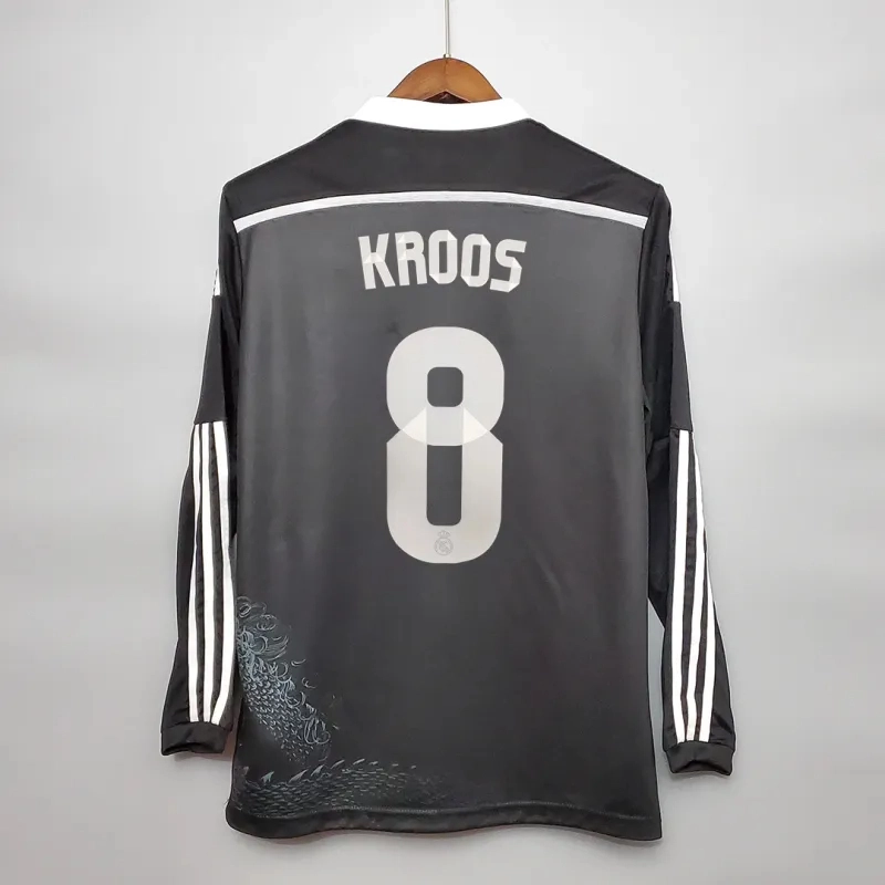 Ronaldo#7 Real Madrid Retro Jersey Third Away Long Sleeve Soccer Shirt 2014/15