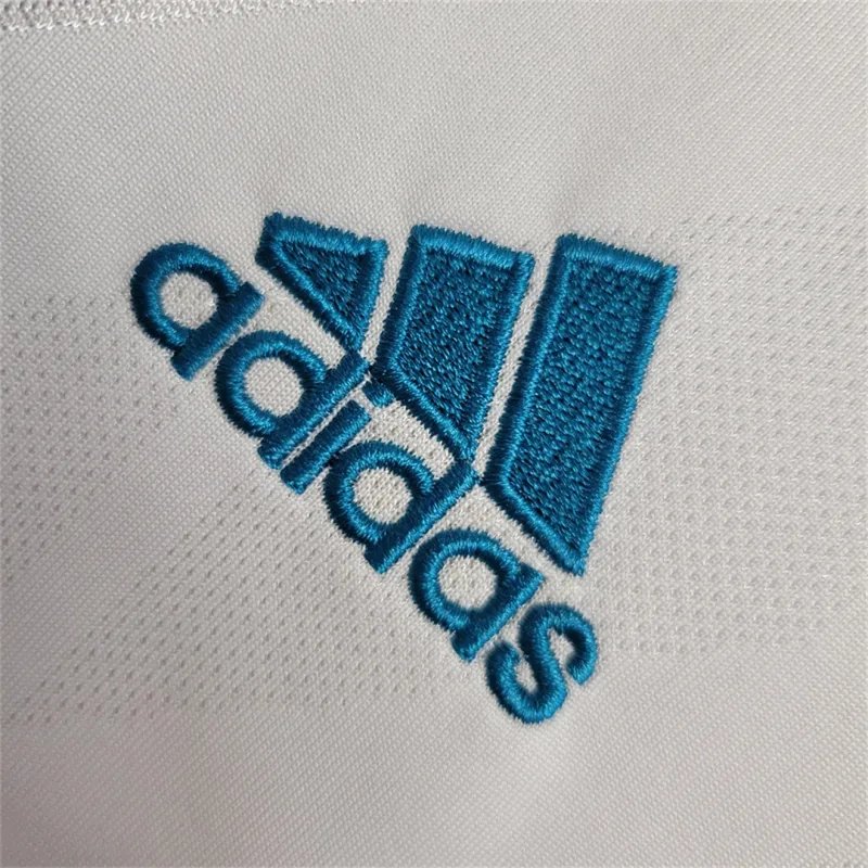 Real Madrid Retro Jersey Home Long Sleeve Custom Soccer Shirt 2017/18