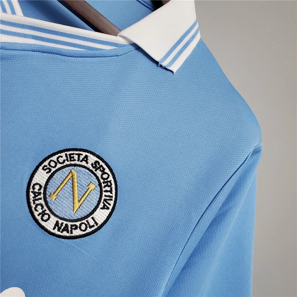 Napoli Retro Soccer Jersey Home Custom Shirt 1986-87