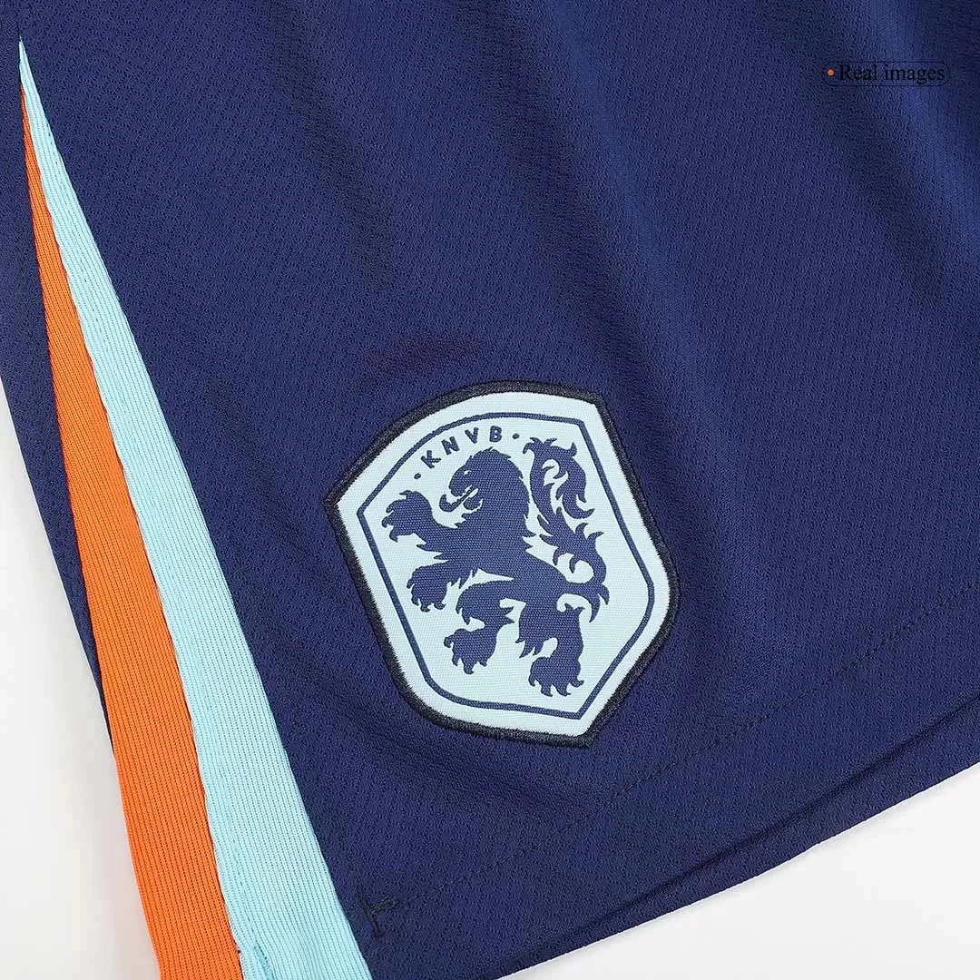 Netherlands Soccer Jersey Away Custom Shorts EURO 2024
