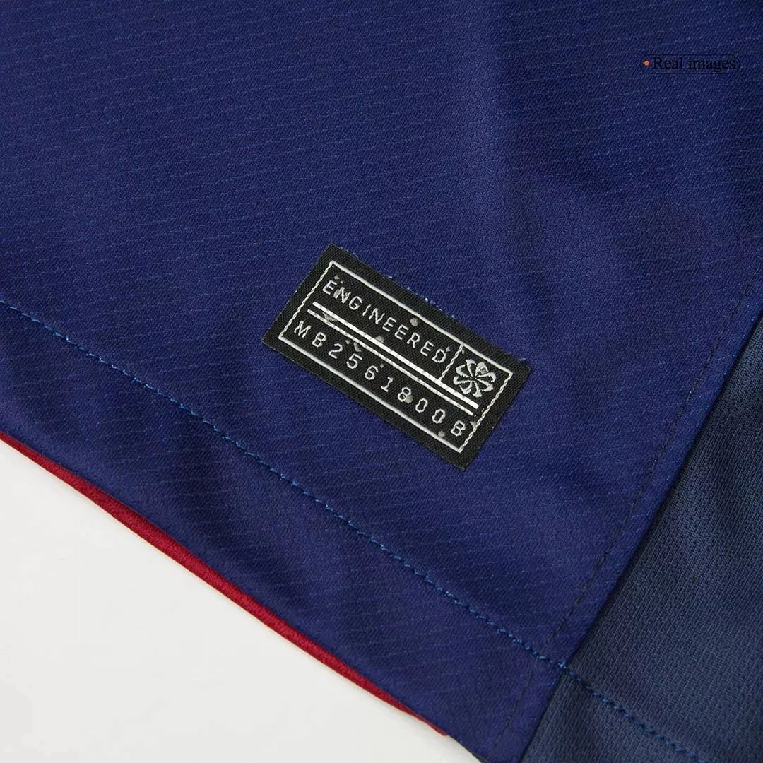 GAVI #6 Barcelona Home Soccer Jersey 2024/25 - Spotify Logo Without Text