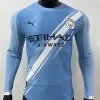 Manchester City Authentic Home Long Sleeve Football Jersey Shirt 2025/26