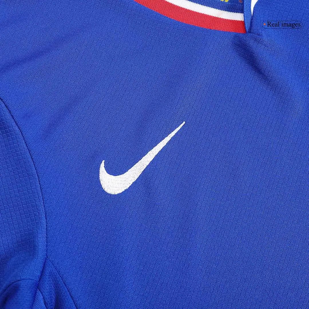 France Home Football Uniform Kids Kit Jersey+Shorts EURO 2024