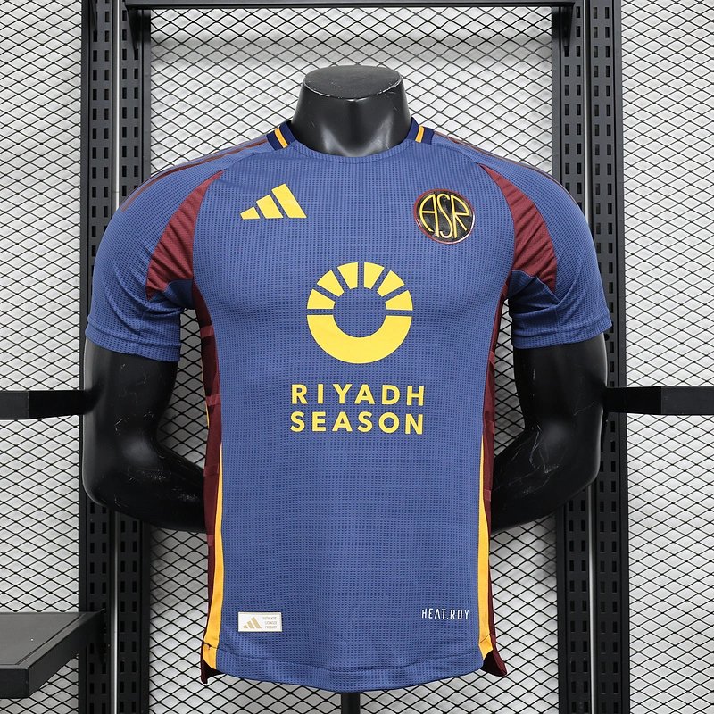 Roma Authentic Soccer Jersey Third Away Shirt 2024/25