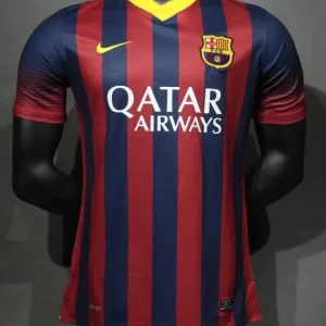 Authentic Barcelona Retro Jersey Home Soccer Shirt 2013-14