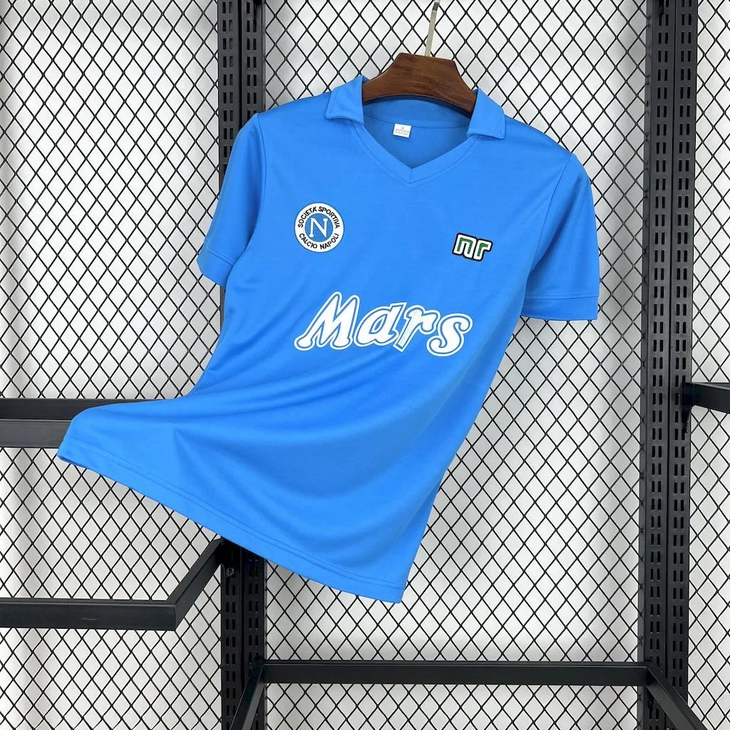 Napoli Retro Soccer Jersey Home Custom Shirt 1988-89