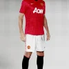 Manchester United Authentic Retro Home Long Sleeve Football Jersey Shirt 2012/13