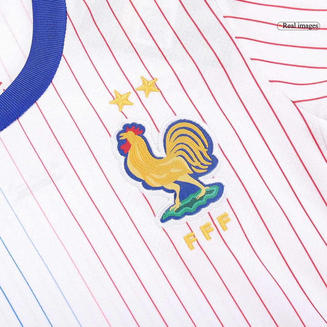 France Away Football Uniform Kids Kit Jersey+Shorts EURO 2024