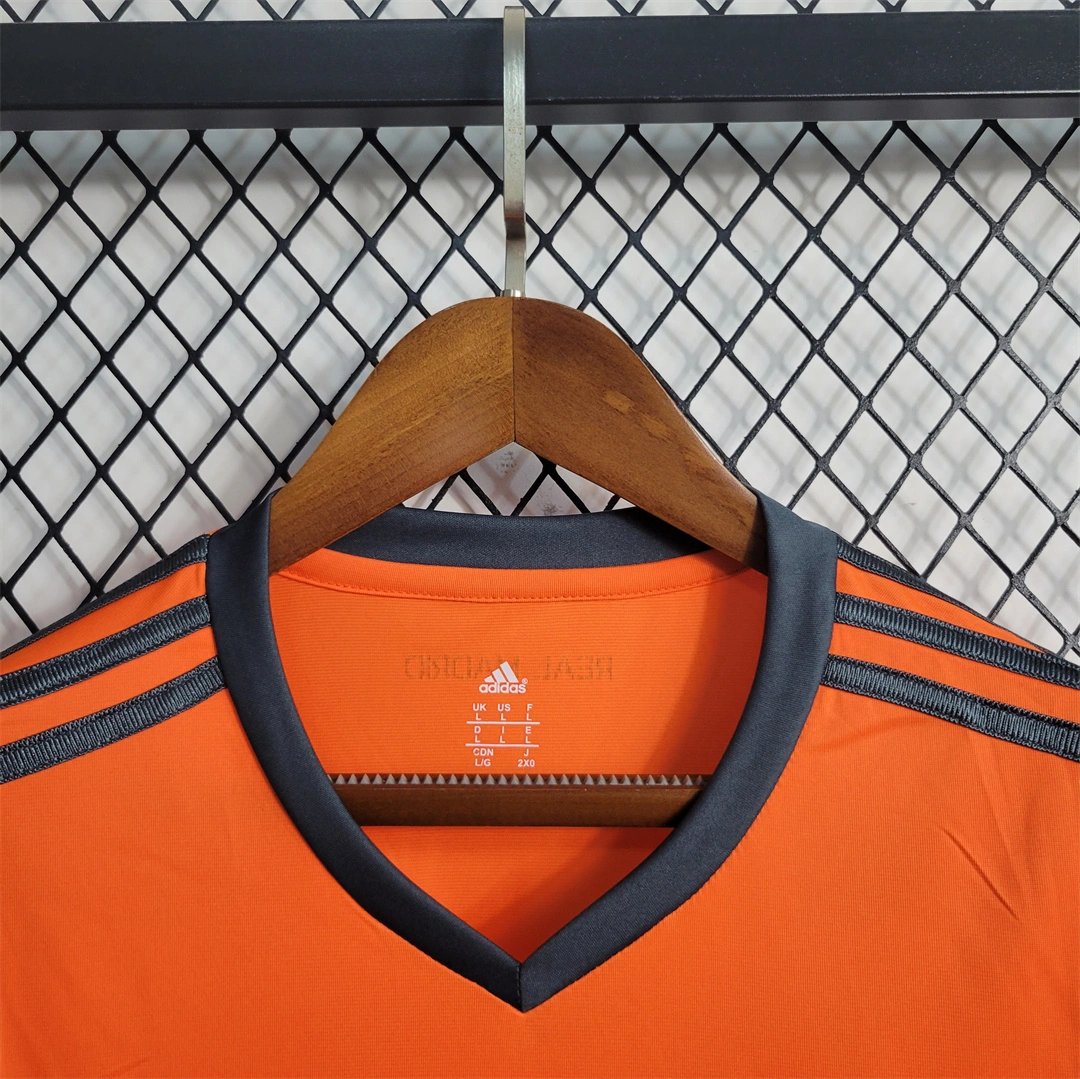 Real Madrid Retro Jersey Third Away Long Sleeve Custom Soccer Shirt 2013/14