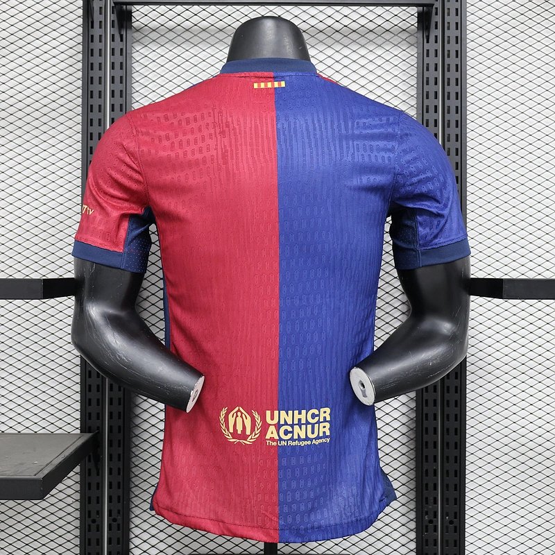 Authentic Soccer Jersey Barcelona Home Shirt 2024/25-Spotify Logo Without Text