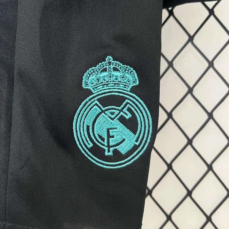 Real Madrid Retro Jersey Away Kids Kit Jersey+Shorts 2017/18