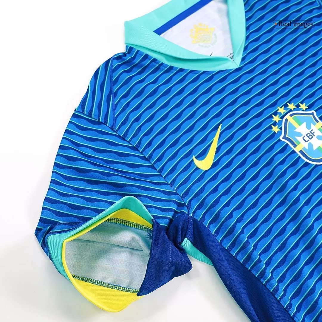 Brazil Soccer Jersey Away Custom Shirt Copa America 2024