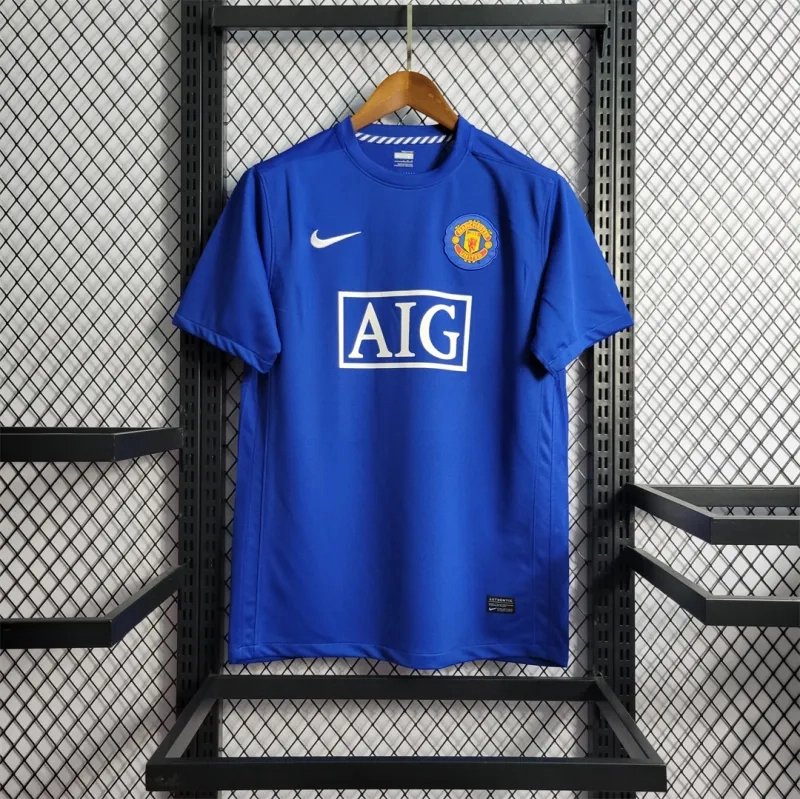 Ronaldo #7 Manchester United Retro Home Football Jersey Shirt 2008/09