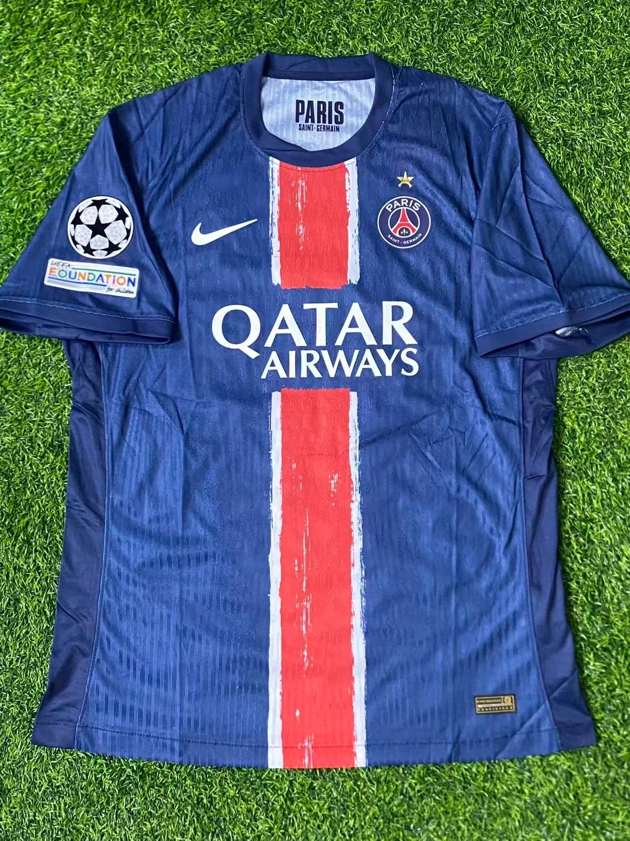 Authentic Soccer Jersey PSG Home x Champions of Europe 2025 Shirt - Player Version