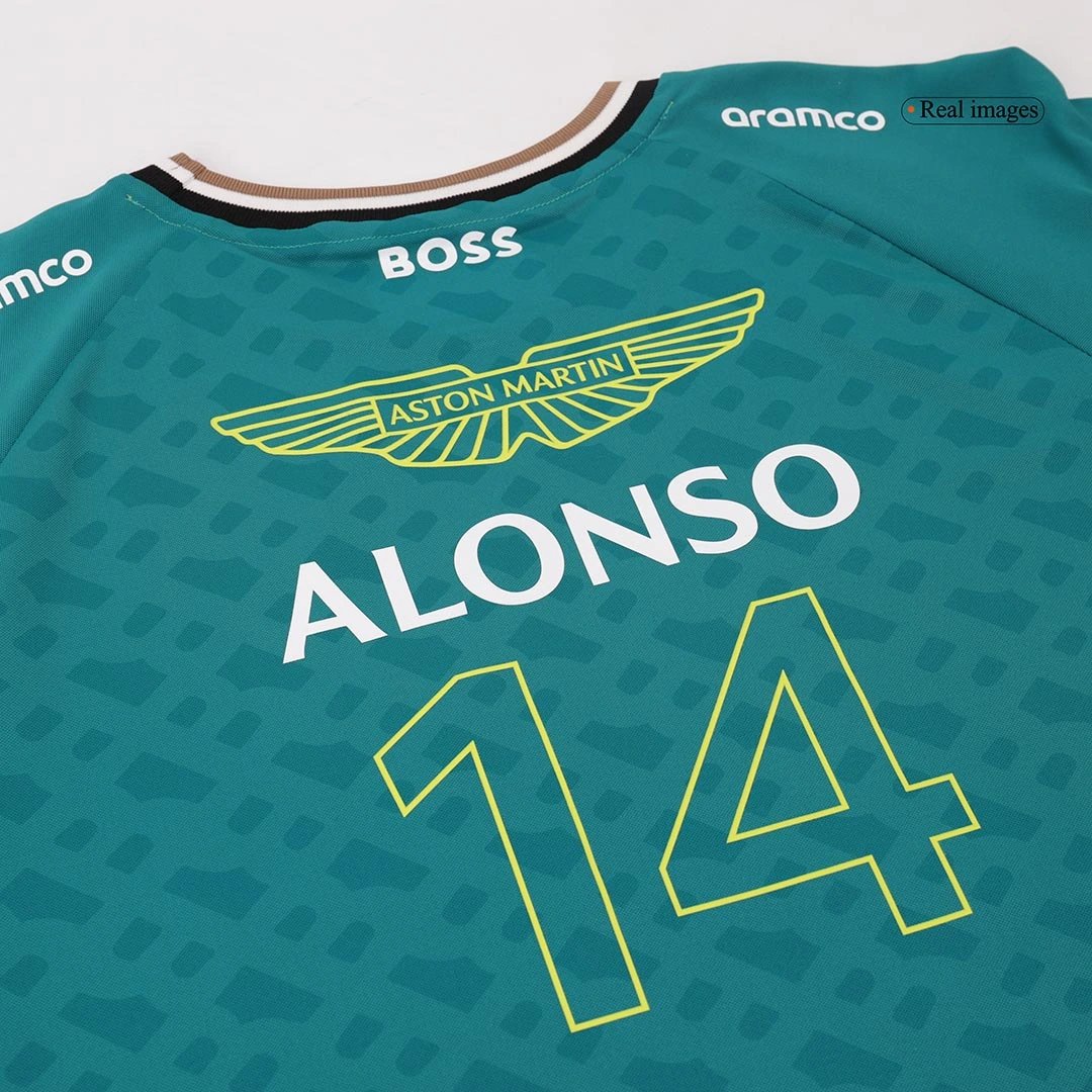 Aston Martin Aramco Cognizant F1 Racing Team Fernando Alonso Driver T-Shirt 2024