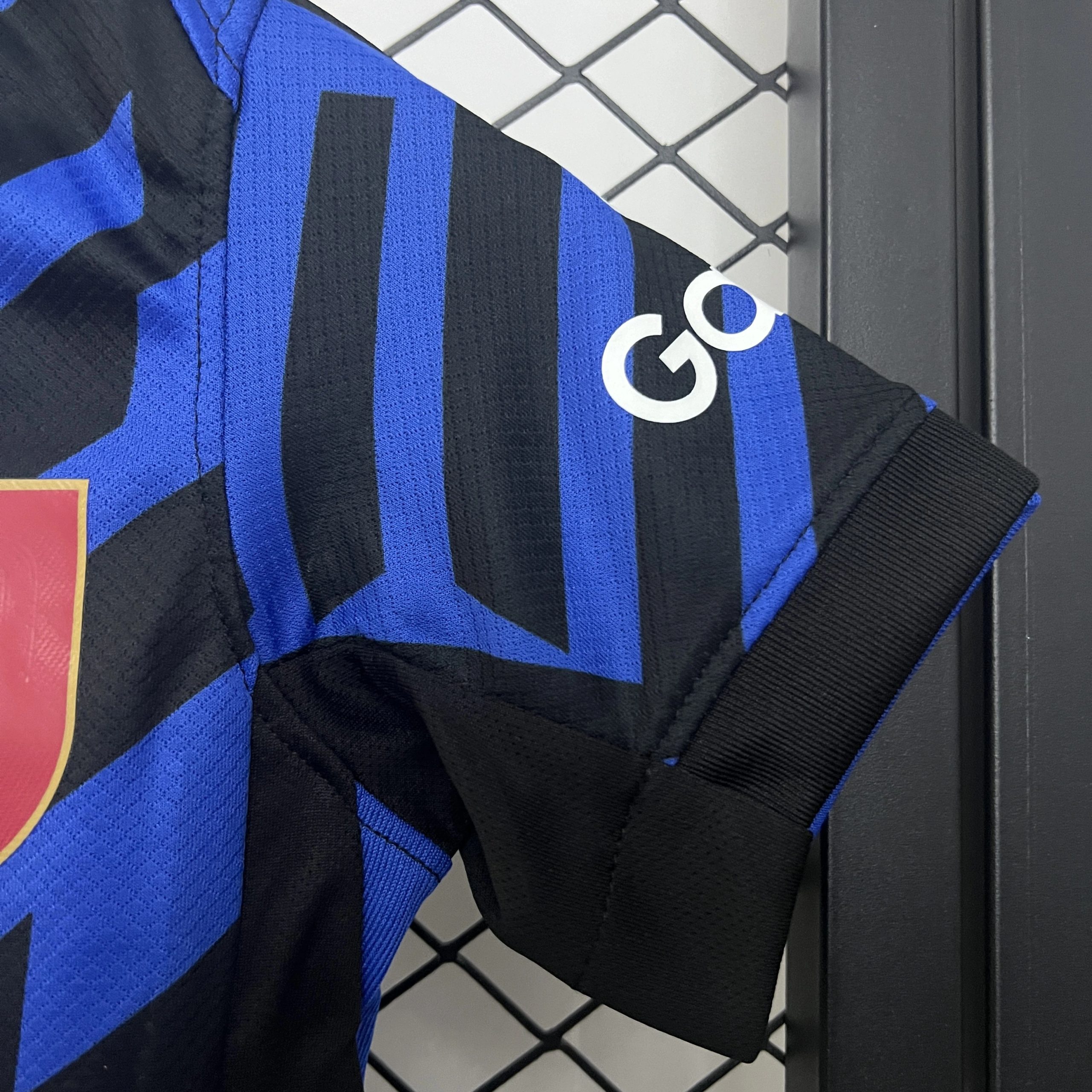 Inter Milan Soccer Jersey Home Kids Kit Jerseys+Shorts 2024/25