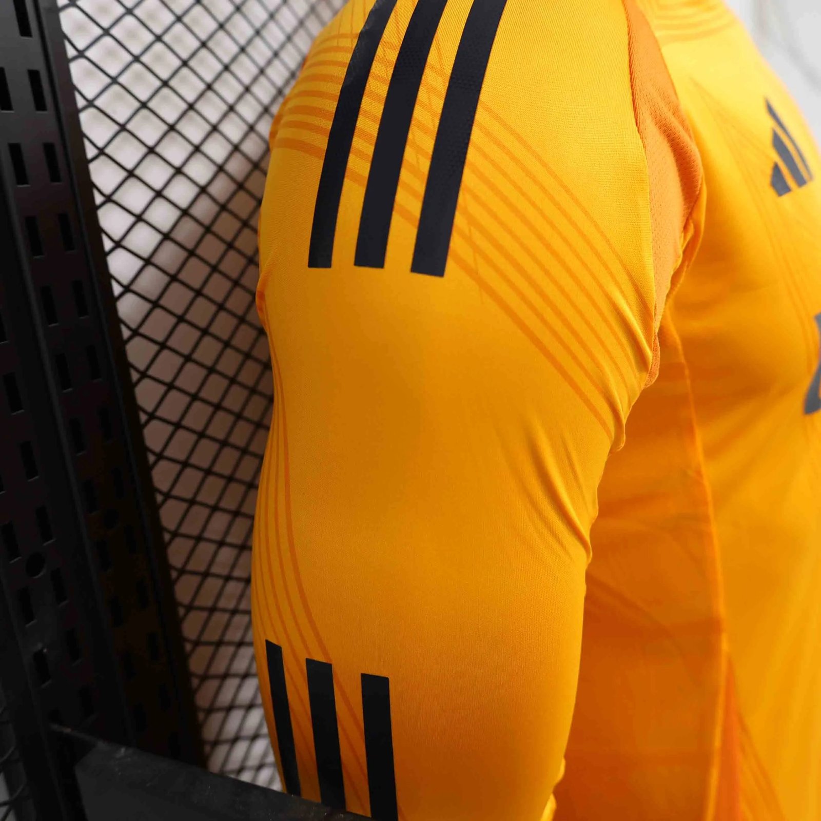 Real Madrid Authentic Soccer Jersey Away Shirt Long Sleeve 2024/25