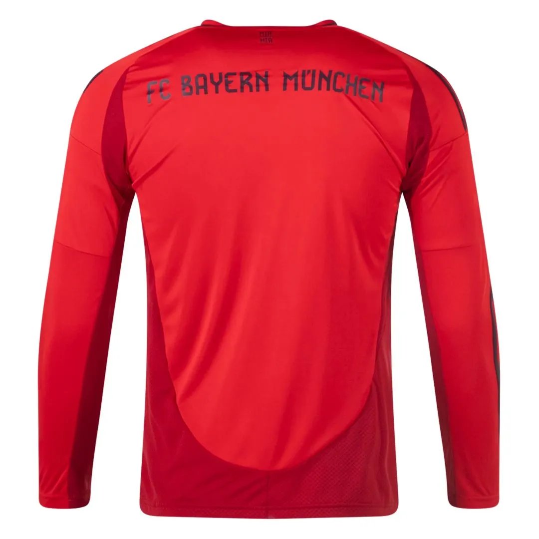 Bayern Munich Long Sleeve Jersey Home Football Shirt 2024/25