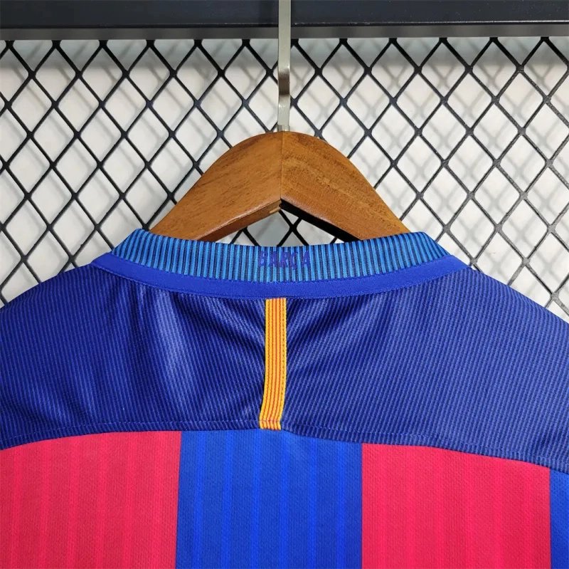 Barcelona Retro Jersey Home Soccer Shirt 2016-17