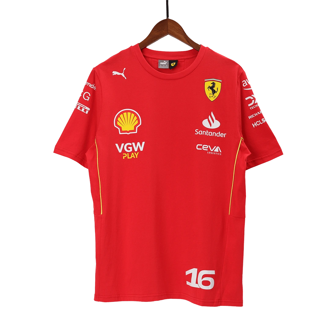 Scuderia Ferrari F1 Racing Team Charles Leclerc Driver T-Shirt 2024