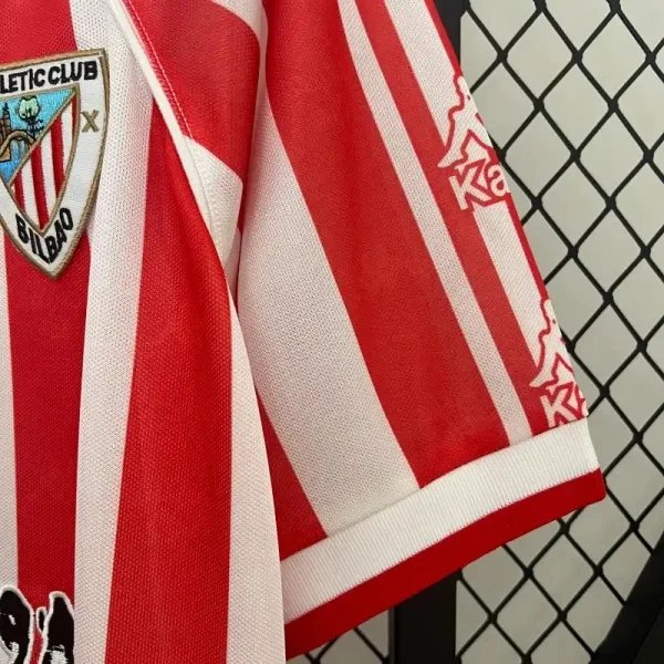 Athletic Club de Bilbao Retro Soccer Jersey Home Custom Shirt 1997/98