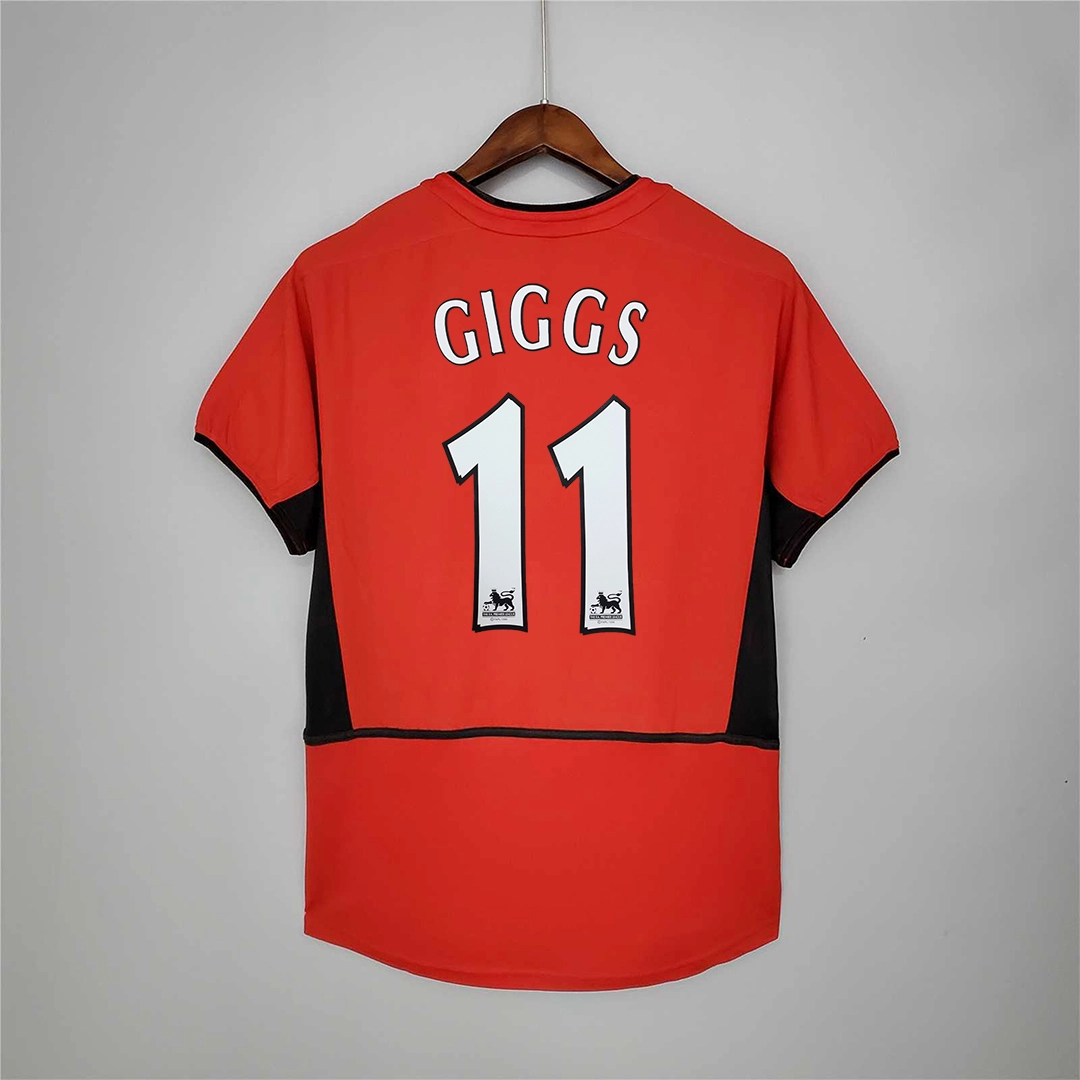 Manchester United Retro Home Football Jersey Shirt 2002/04
