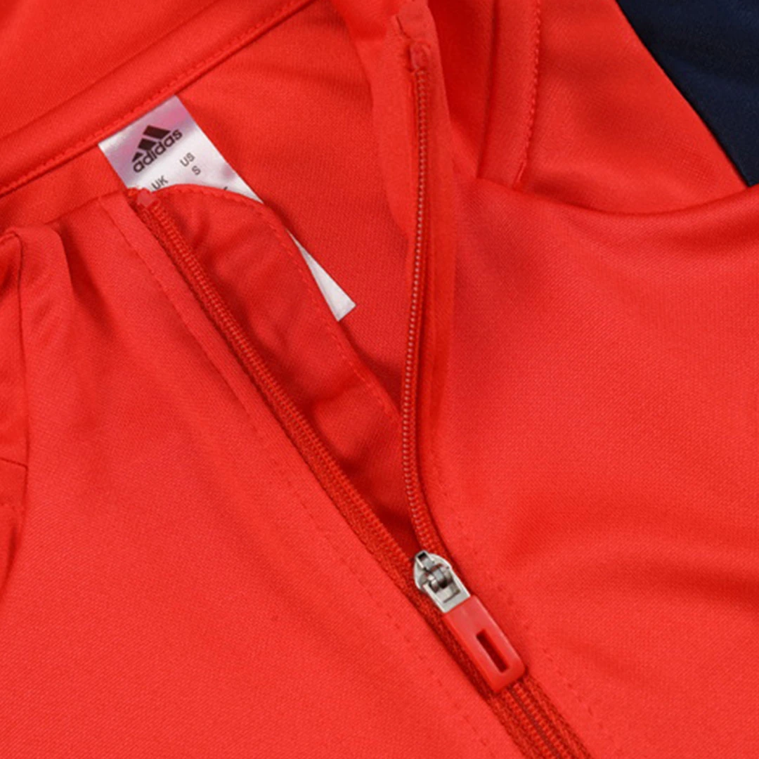 Manchester United 1/2 Zipper Sweat Kit (Top+Pants) Red 2024/25