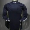 Real Madrid Authentic Retro Jersey Away Long Sleeve Soccer Shirt 2010/11