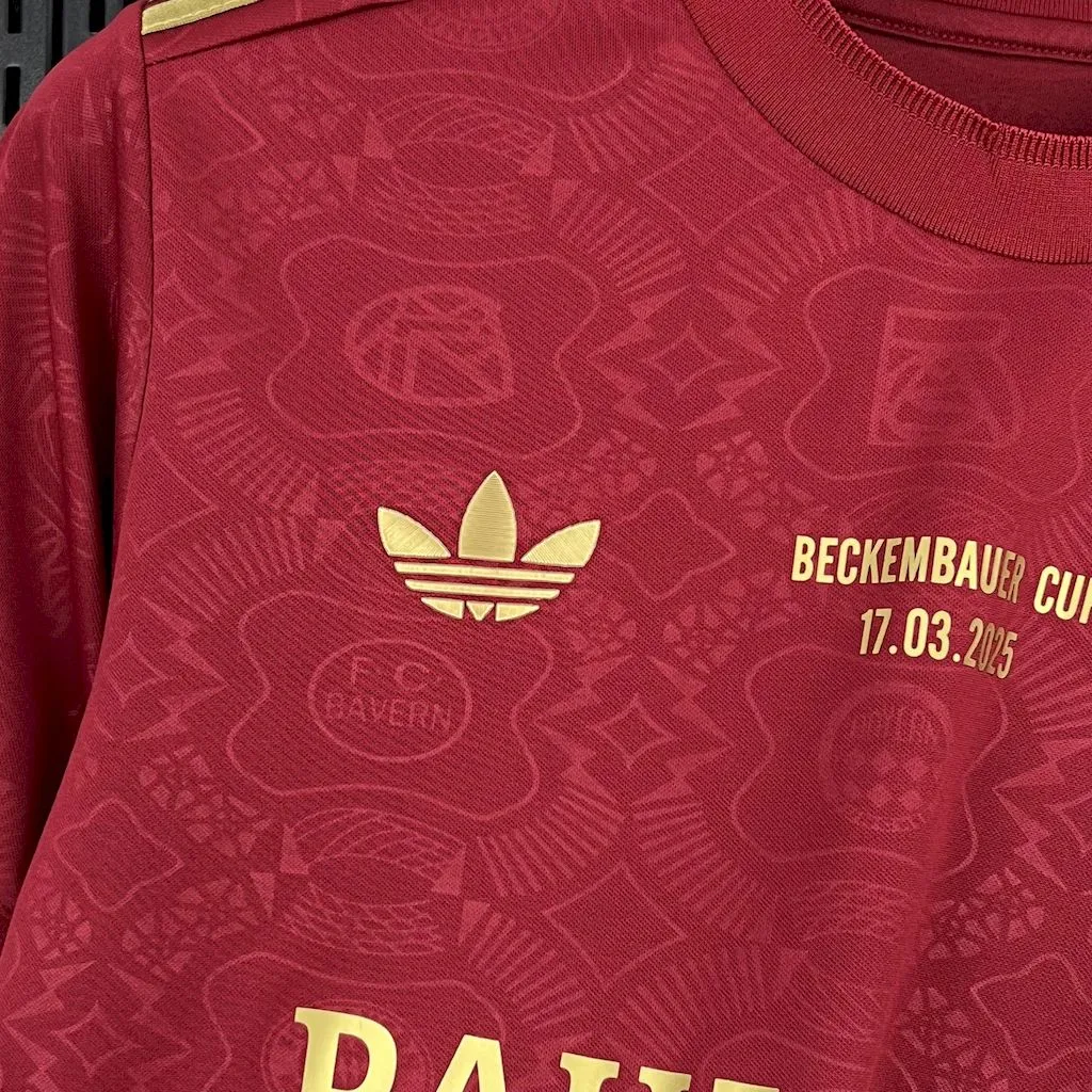 Bayern Munich Soccer Jersey 125th Anniversary Beckenbauer Cup Shirt 2025/26