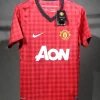 Manchester United Authentic Retro Home Football Jersey Shirt 2012/13