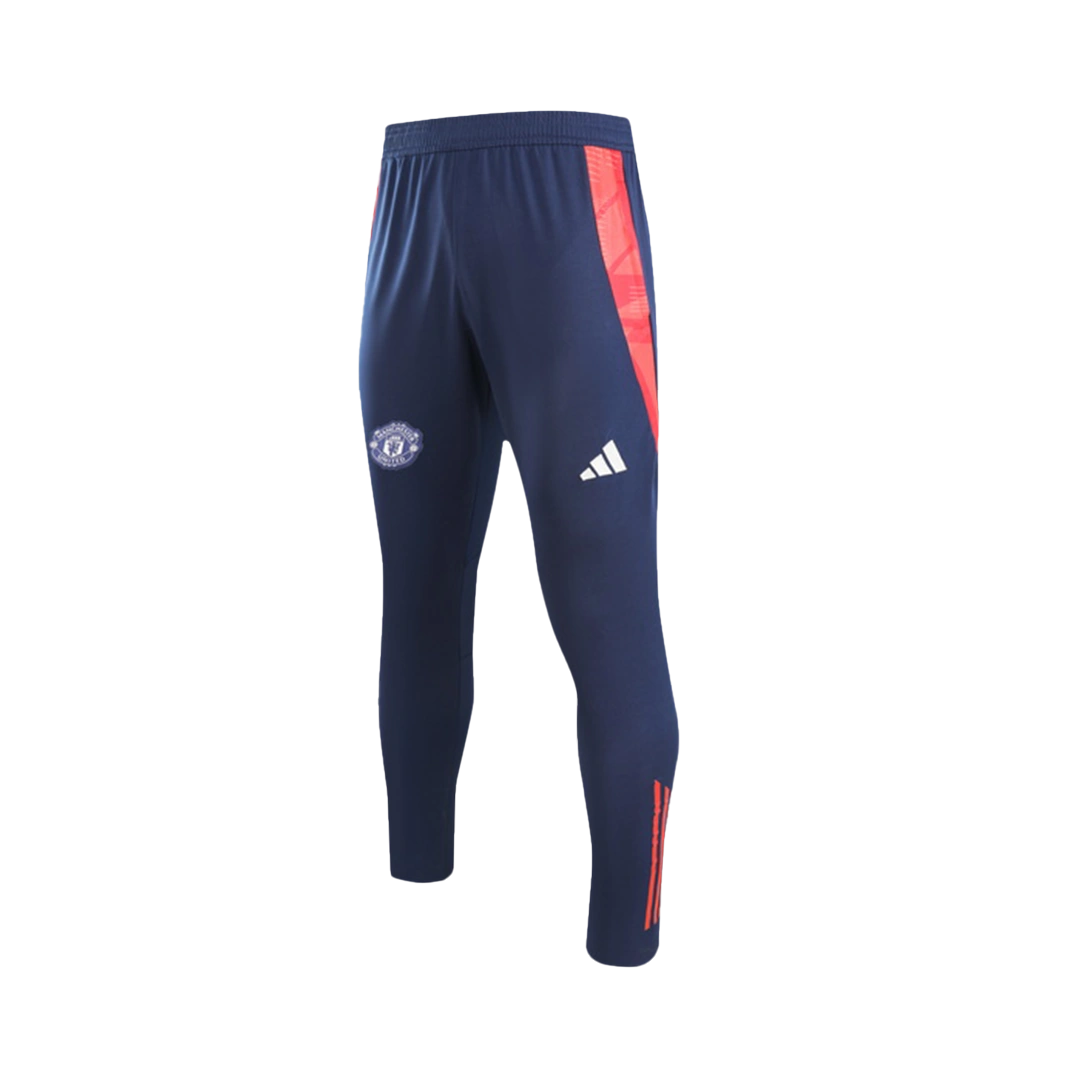 Manchester United 1/2 Zipper Sweat Kit (Top+Pants) Red 2024/25