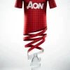 Manchester United Authentic Retro Home Long Sleeve Football Jersey Shirt 2012/13