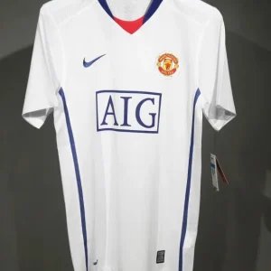Manchester United Retro Authentic Away Football Jersey Shirt 2008/09