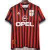 AC Milan Retro Soccer Jersey Centenary Home Custom Shirt 1999/00